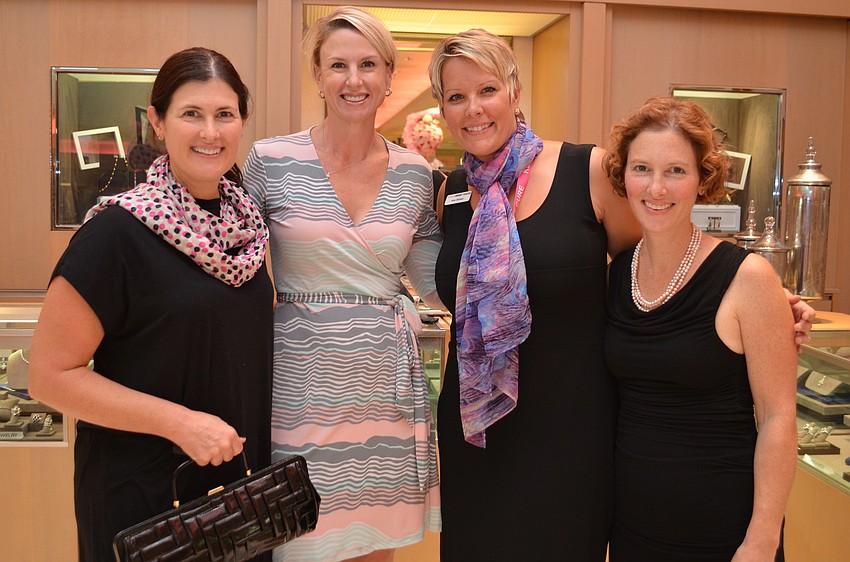 Paula Ippolita, Alisa Petingell, Amy Sankes and Laura DeLeo
