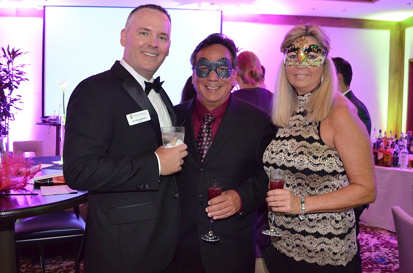 Patrick Wright with Jamie and Julie Didomenico