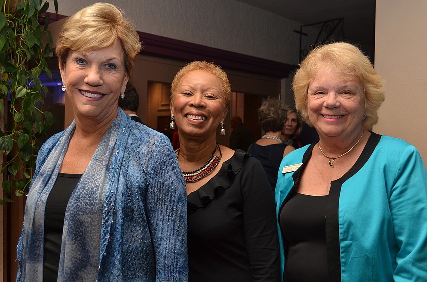 Judy Cuppy, chairwoman Sophia La Russo and Carolyn Eagen