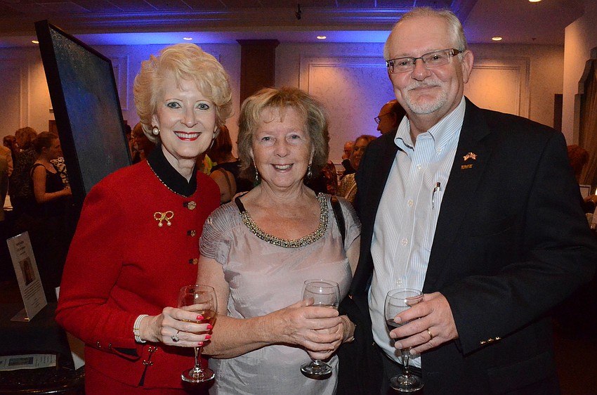Christine Jennings with Jane and Andy Reeves