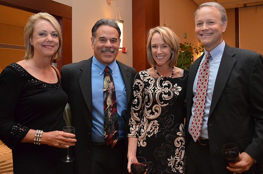 Liz and Dr. Joseph Arme with Claire and Scott Claire