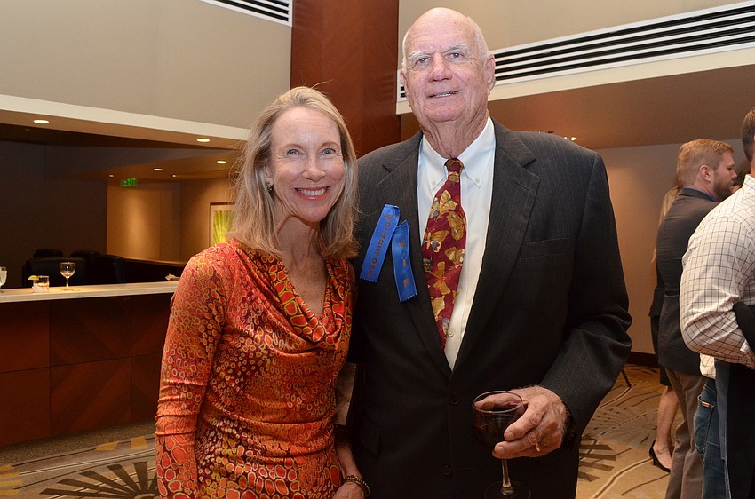Susie Walters and honoree Stu Gregory