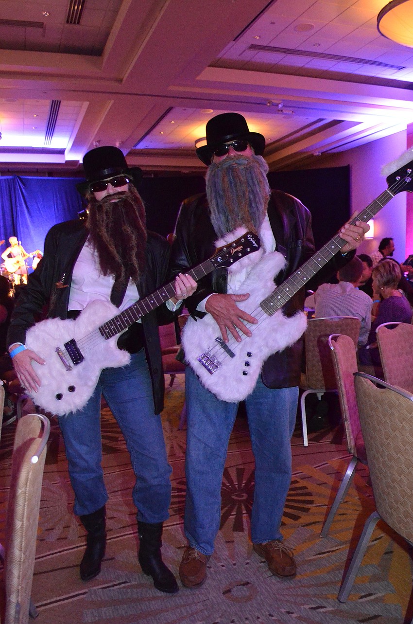 Renee and Randy Halbert channeling ZZ Top.
