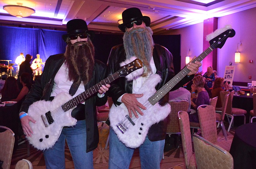 Renee and Randy Halbert channeling ZZ Top.