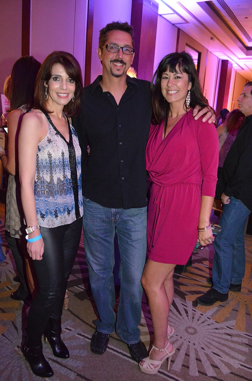 Leigh Jordon with Jeff and Rosemary Angeleri