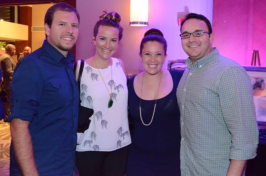 Jim and Julie Martin with Sarah and Erik Hanson