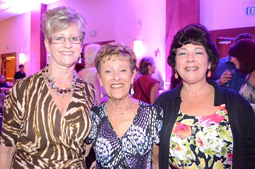 Sue Pagano, Elaine Clark and Michele Clark