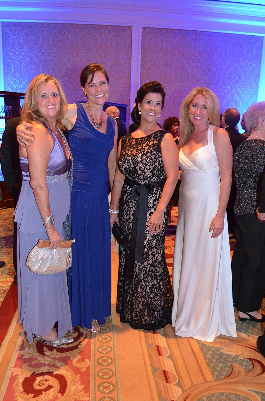 Sian Cluett, Mindy Fielding, Kelly Turner and Sheryl Vieira