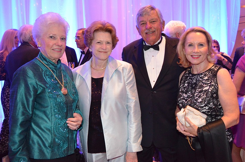 Sally Crowell, Glenda Miller, Dr. Tom Cail and Tracy Seider