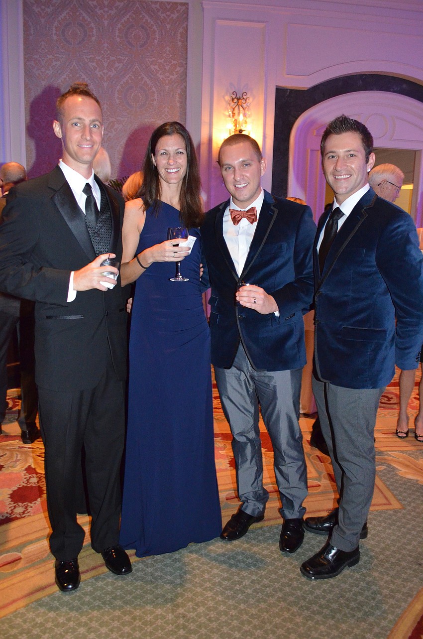 Matt Garrett, Dr. Emily Hall, Dr. Justin Perrault and Dale Driver