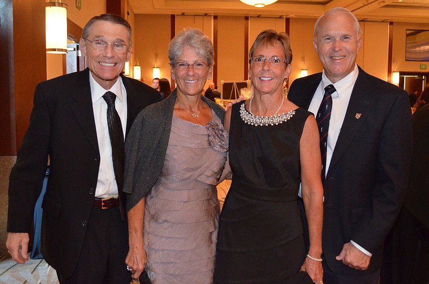 John and Marilyn Ingold with Sally and Kim Schoeffel