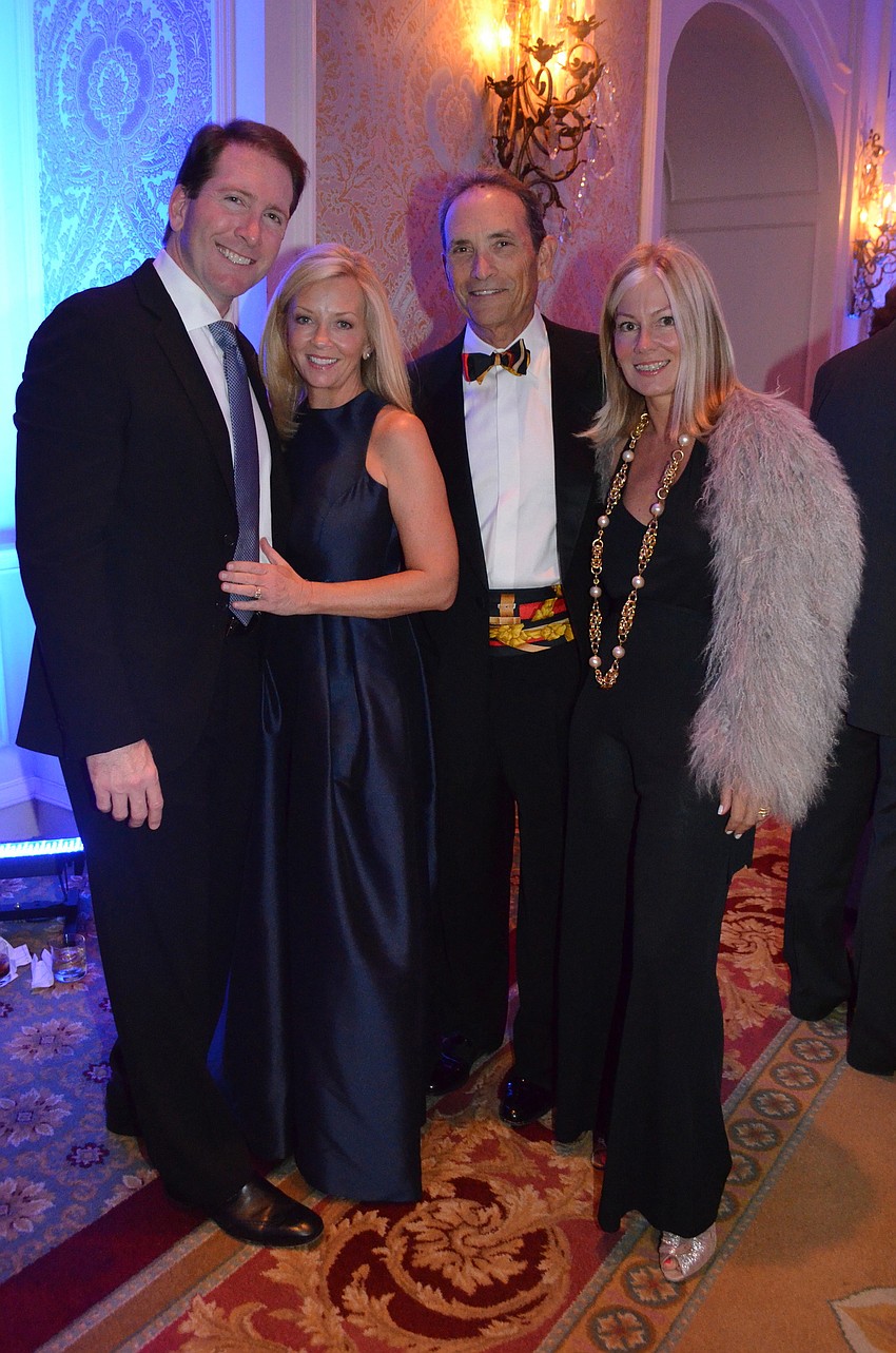 Dr. William and Crystal Lahners with Ken and Amy Sussman
