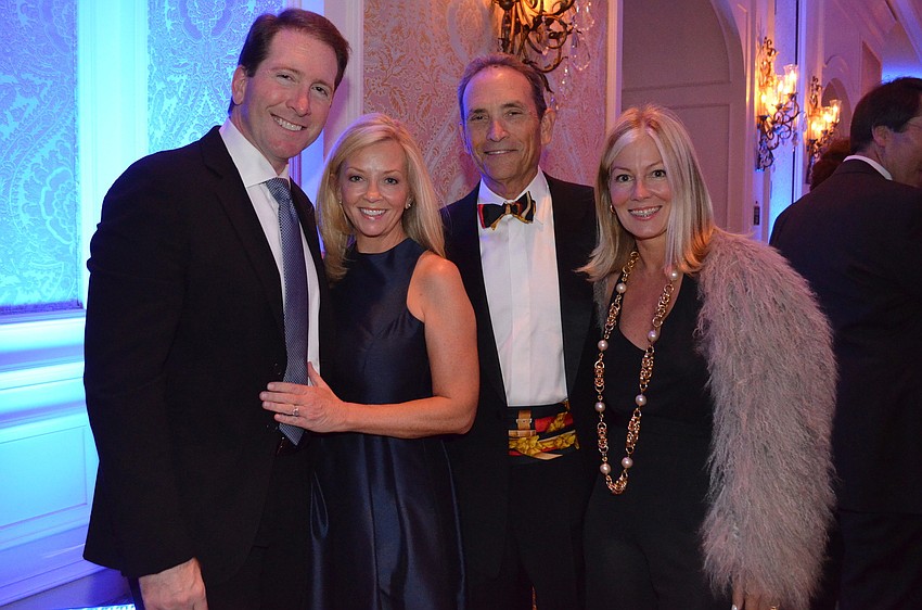 Dr. William and Crystal Lahners with Ken and Amy Sussman