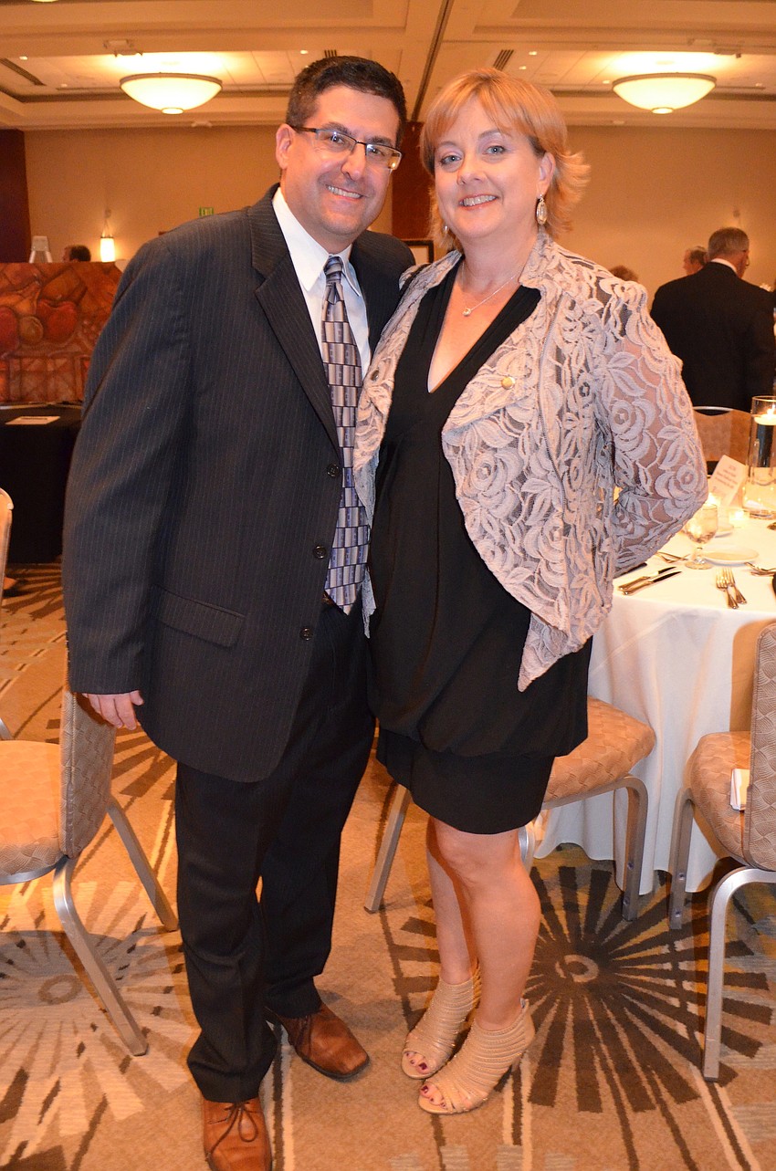 Event chair Michael Polin and Mary Hawk-Polin