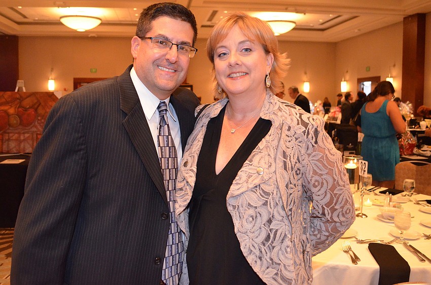 Event chair Michael Polin and Mary Hawk-Polin