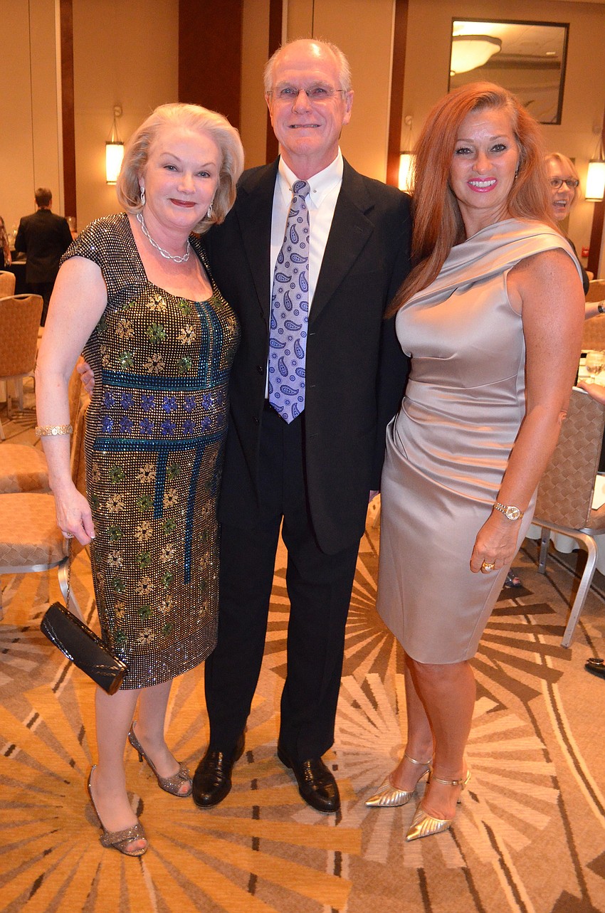 Monica and Dr. Richard Van Buskirk with Michelle Strauss