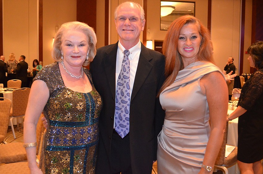 Monica and Dr. Richard Van Buskirk with Michelle Strauss