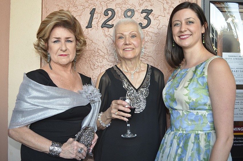 Gail Briley, Frances Vitale and Rachel Assi