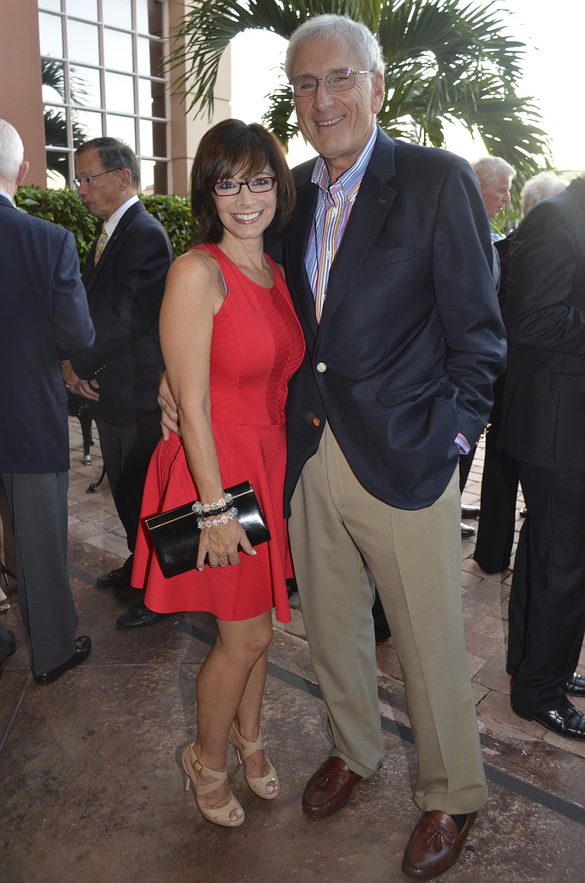 Luisa Bustamante and Harry Leopold