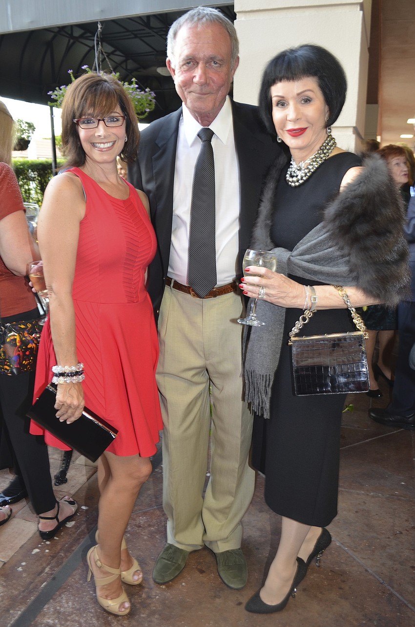 Luisa Bustamante with David and Jacqueline Morton