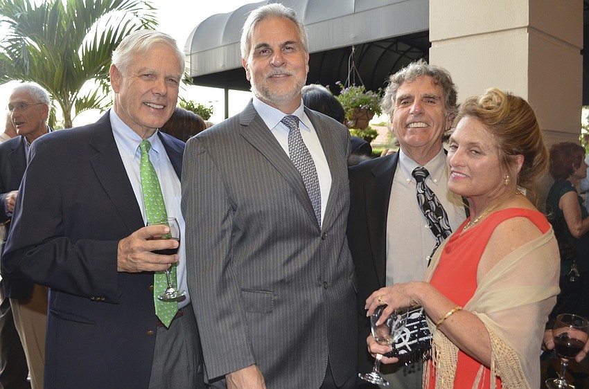 Bill Chapman, Maestro Victor DeRenzi, Art Siciliano and B. Aline Blanchard