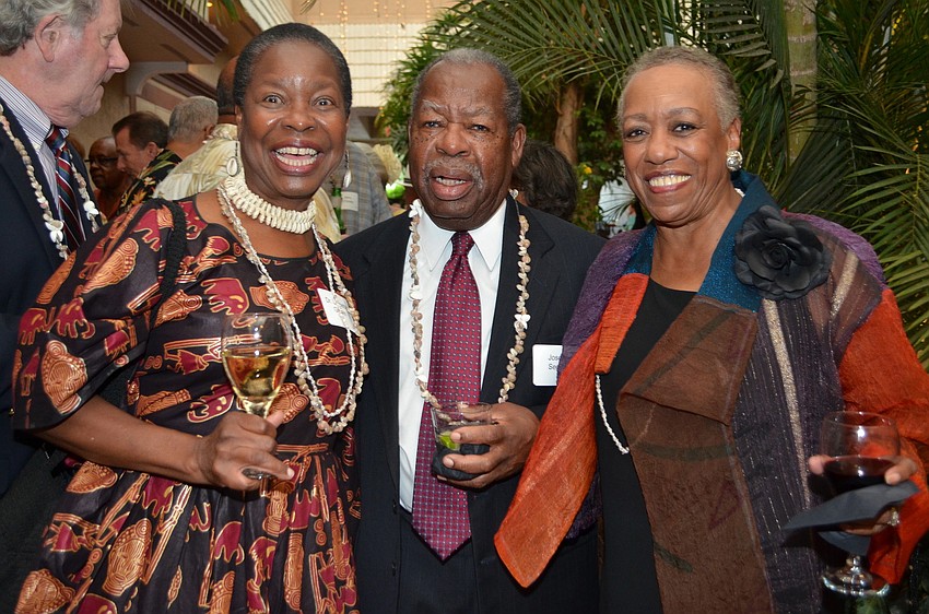 Dr. Loretta Gaines with Joseph and Elizabeth Segars