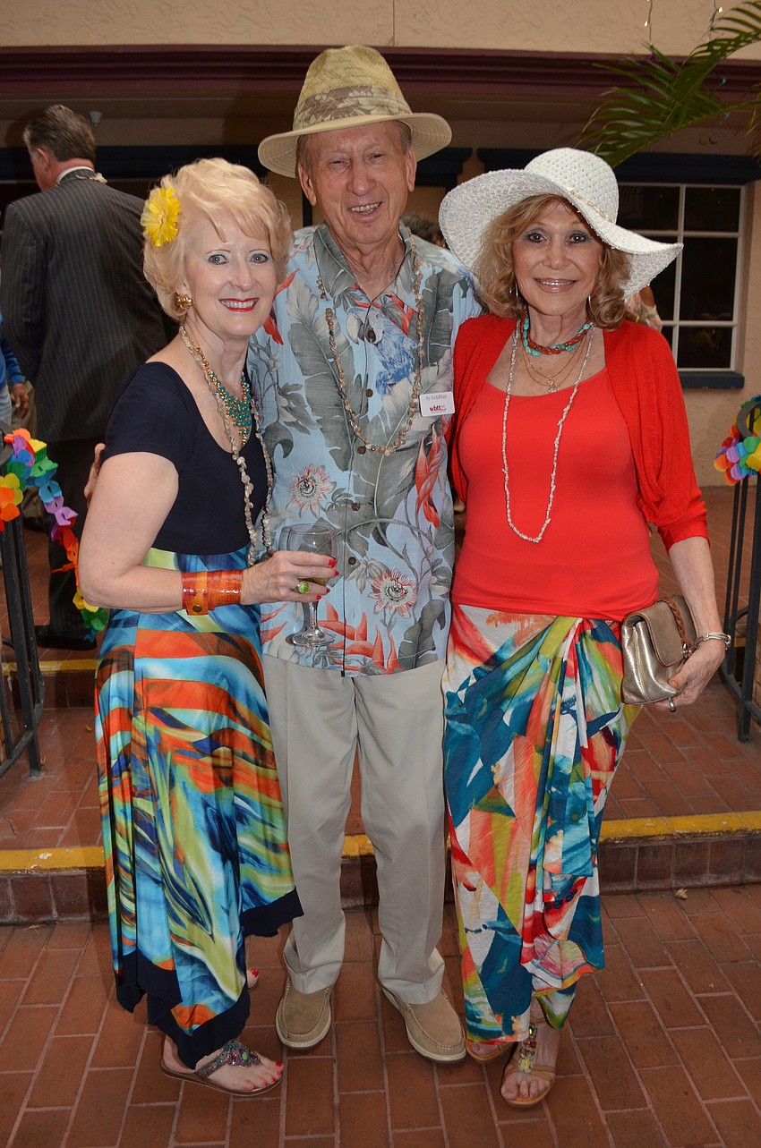 Christine Jennings with Sy and Shelley Goldblatt