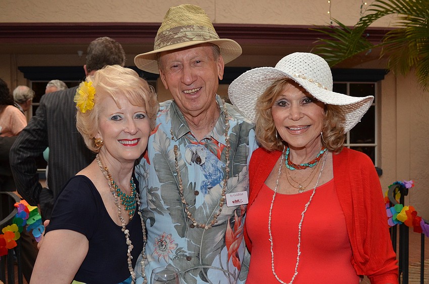 Christine Jennings with Sy and Shelley Goldblatt