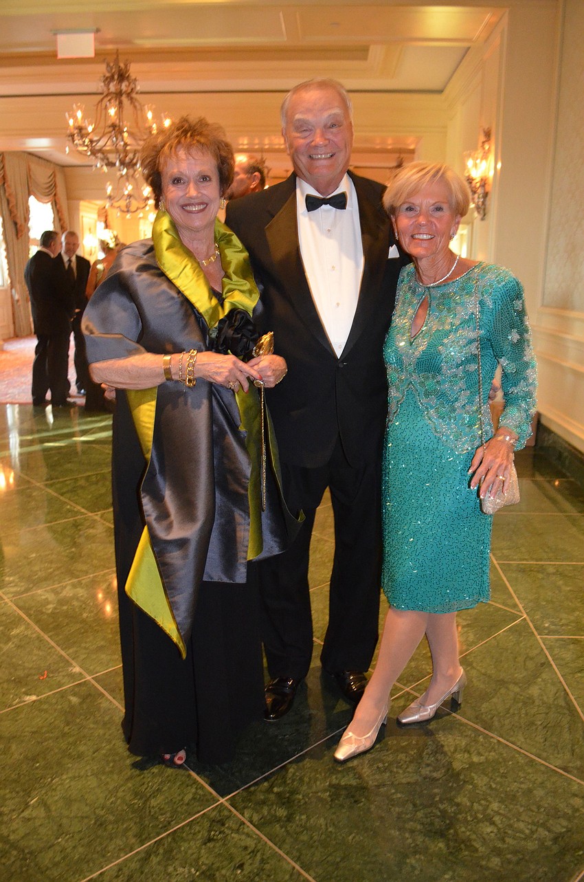 Karen Gallagher with Tom and Marilyn Huseby