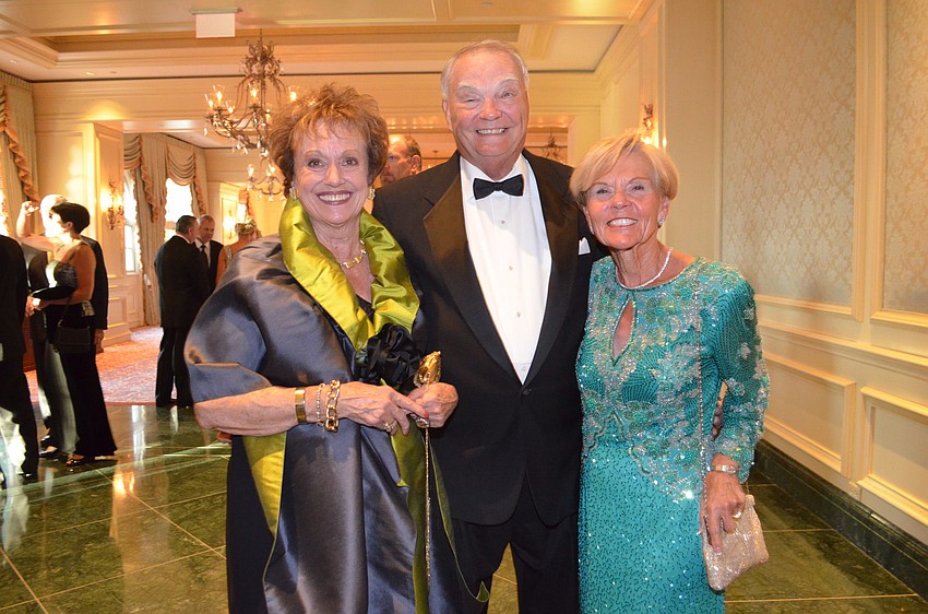 Karen Gallagher with Tom and Marilyn Huseby