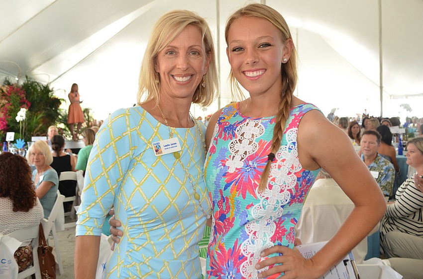 Co-Chair Leslie Jones with her daughter Madeline