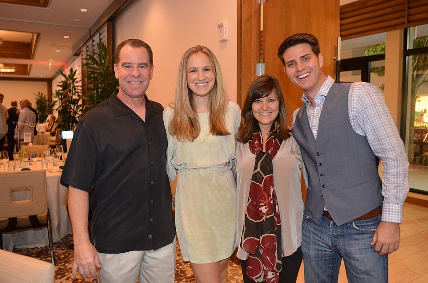 Shaun Merriman, Stephanie Hallam, Wendy Merriman and Jordan Hallam