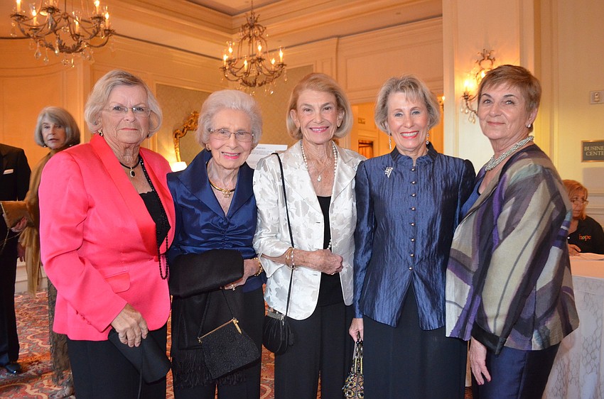 Judy Sande, Bettye Miller, Jean Delynn, Angela Freeman and Pat Heffron