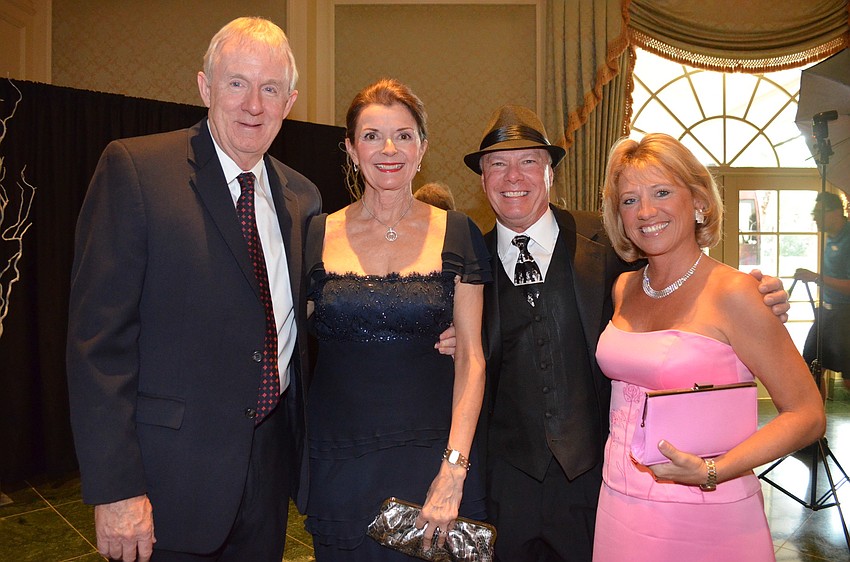 Dave and Kate Shaver with Les and Pam McCurdy