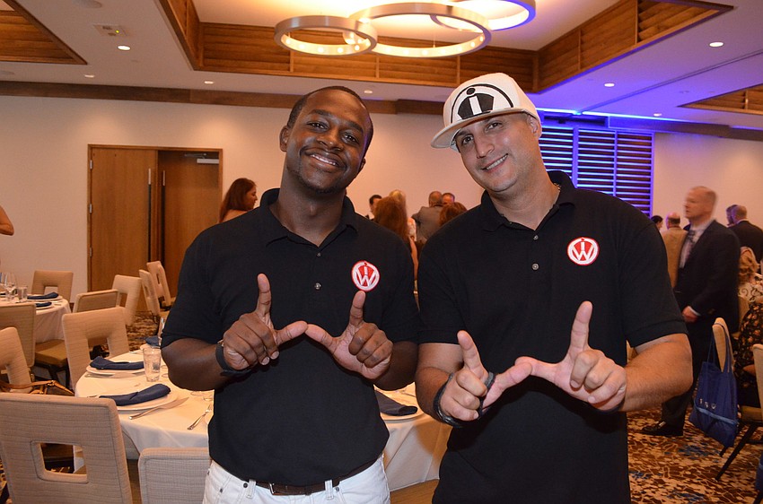 Mike Williams and Kris Keys, who performed at the Silver Lining Social.