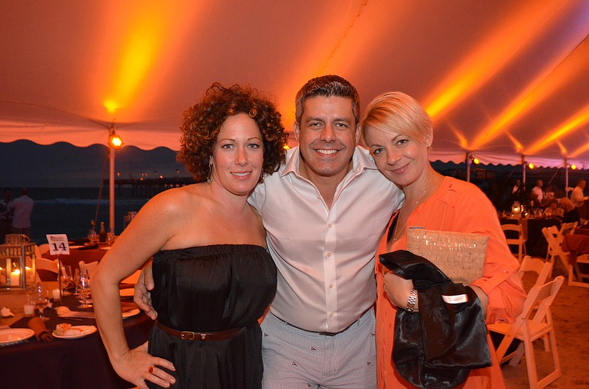 Mindy Rollins with Brooke and Karen Misantone