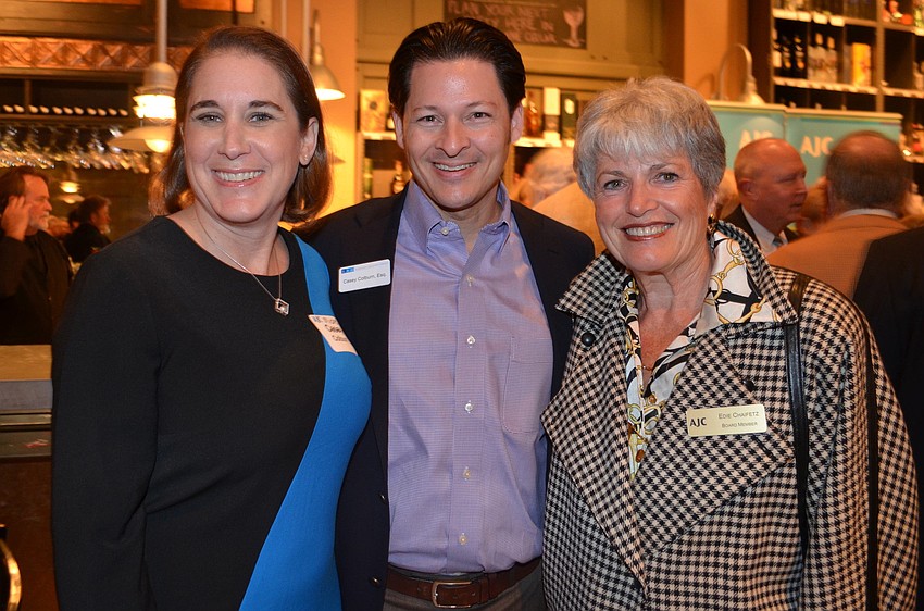 Michelle and Casey Colburn with co-chair Edie Chaifetz