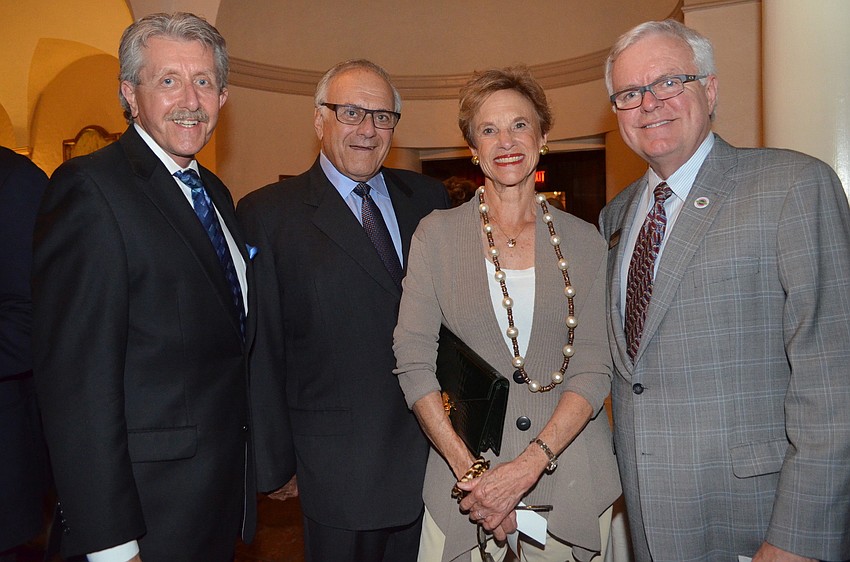 Phil King, Sam and Susan Samelson and Dennis Stover