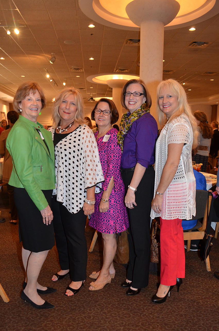 LaRue Merrill, Carol Butera, Kathy Coffey, Laura Gilbert and Charlotte Stringfellow