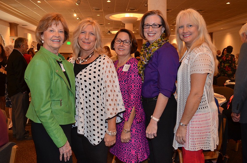 LaRue Merrill, Carol Butera, Kathy Coffey, Laura Gilbert and Charlotte Stringfellow