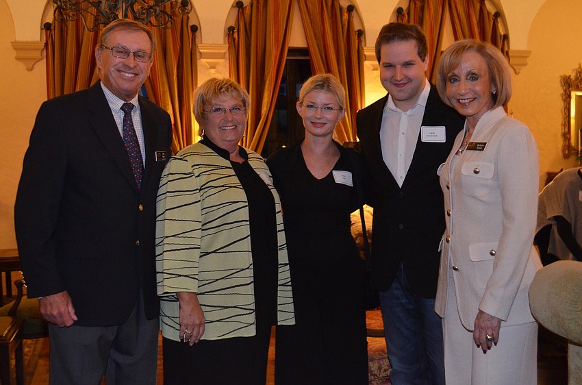 Tom and Meg Ryan, celebrated artists Anu Tali and Lukas Vondracek and Barbara Simon