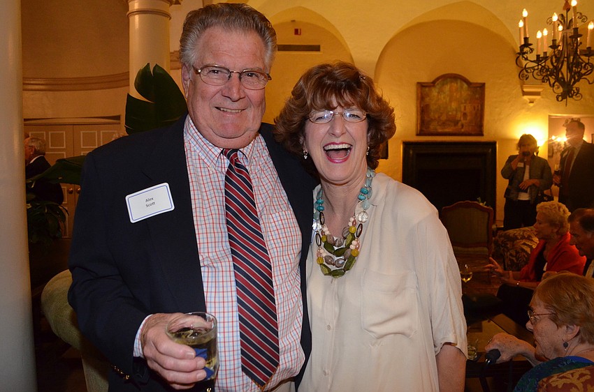 Alex Scott and Caroline Ryan