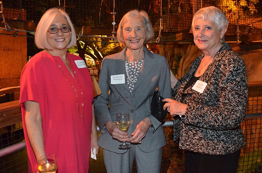 Carmen Baskind, Barbara Hansen and Dr. Elaine Marieb
