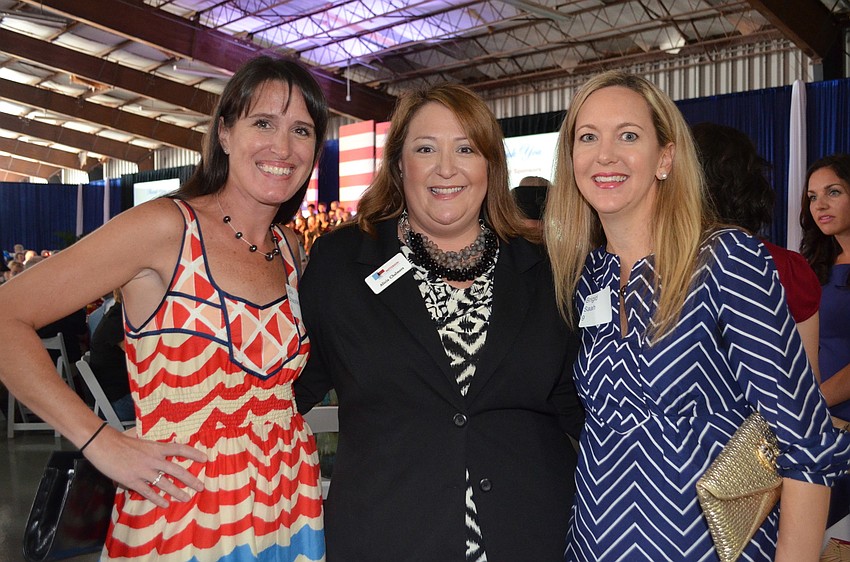 Lydia Chapdelain, Alicia Chalmers and Brigid Saah