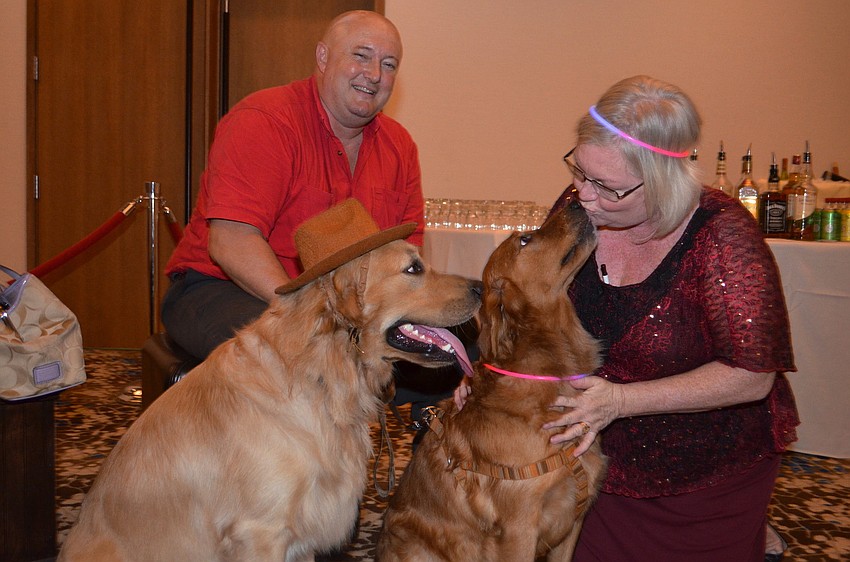 Dino Charters and Susan Jackson with Dave and Maggie