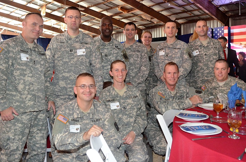Back row: Jason Crouch, Brian LaFrance, Arthur Gaines, Richard Atkinson, Jessica Ray, Rob Shechan and Edward Rivera; front row: Jeremy Griffith, Samantha LaBeach, Michael Forson and Jon Croteau