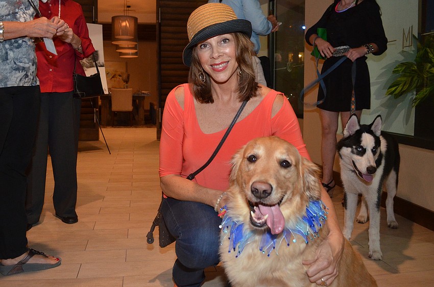 Debbie Dannheisser with Moonshine