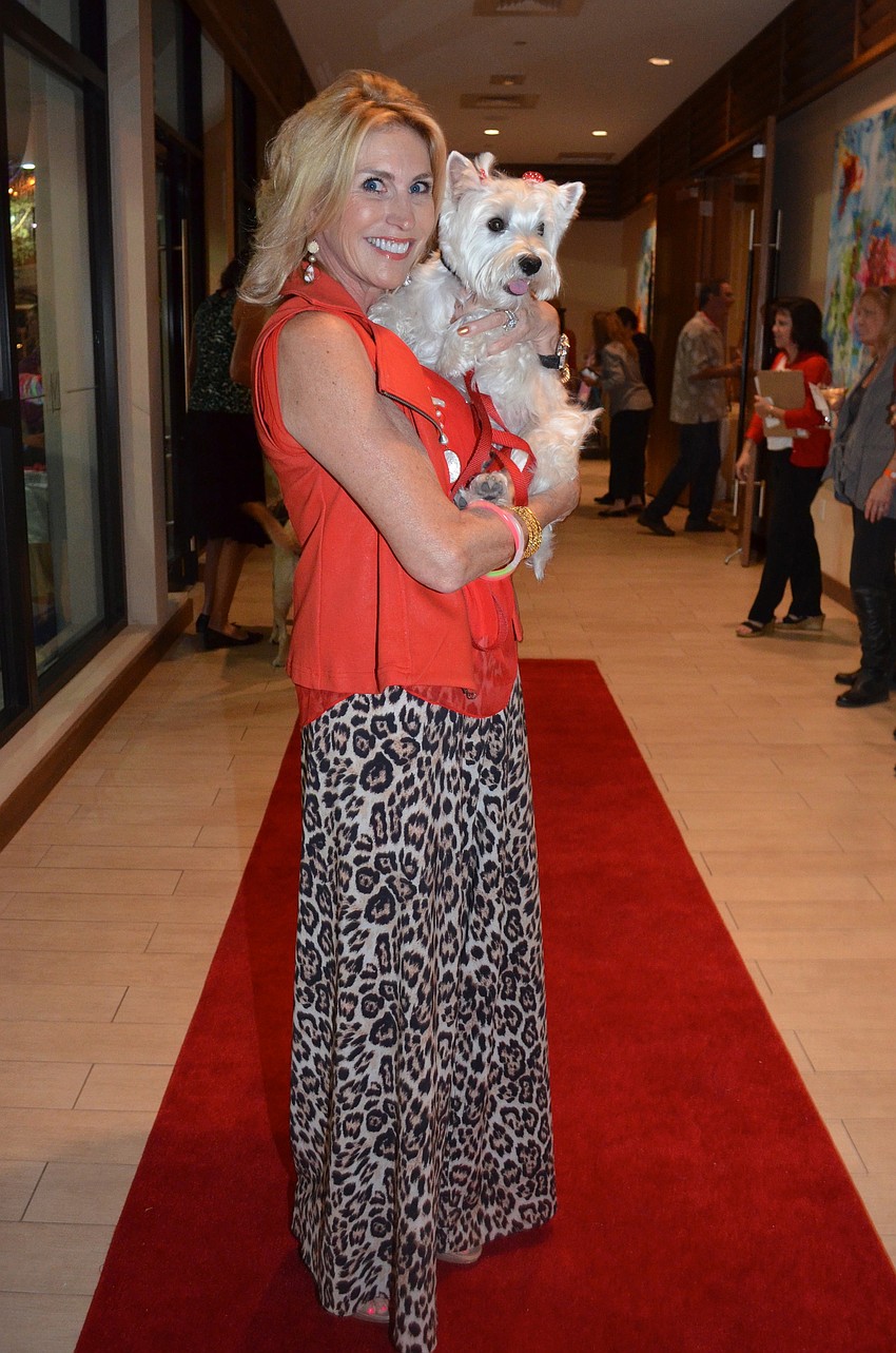 Barbara Kelly with Scarlet