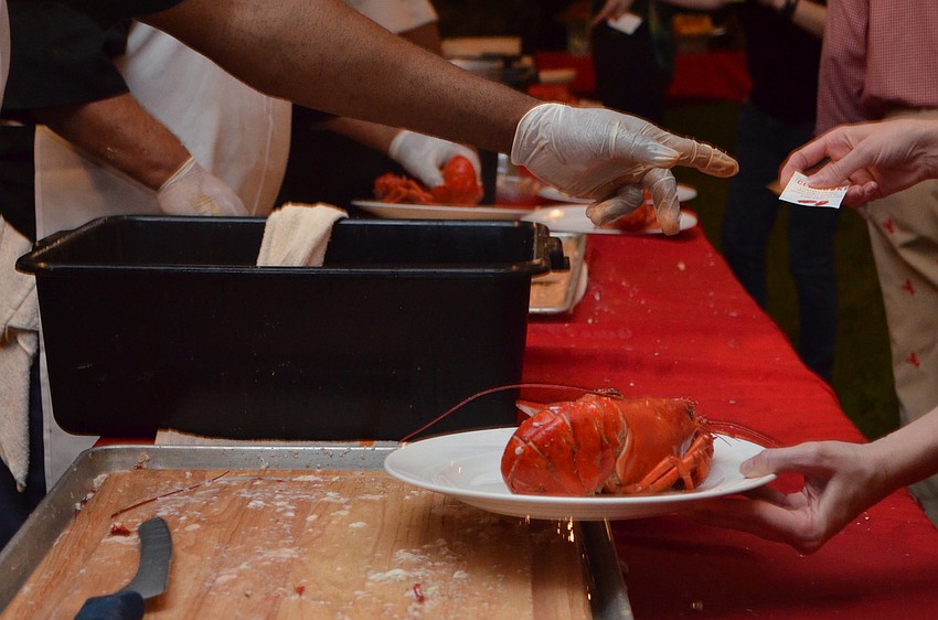 Guests at the 34th Annual Old-Fashioned Clambake enjoyed lobster from Michaelâ€™s On East.