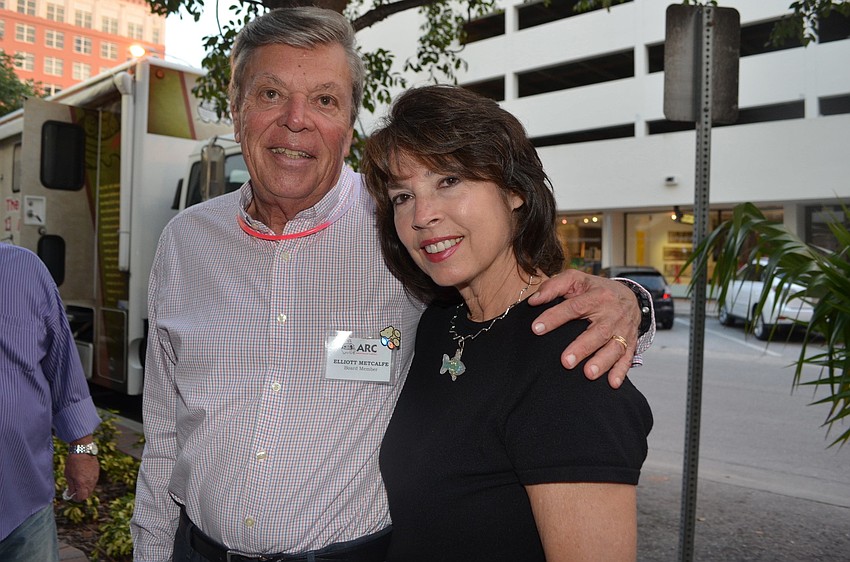 Elliot Metcalfe and Becky Titus